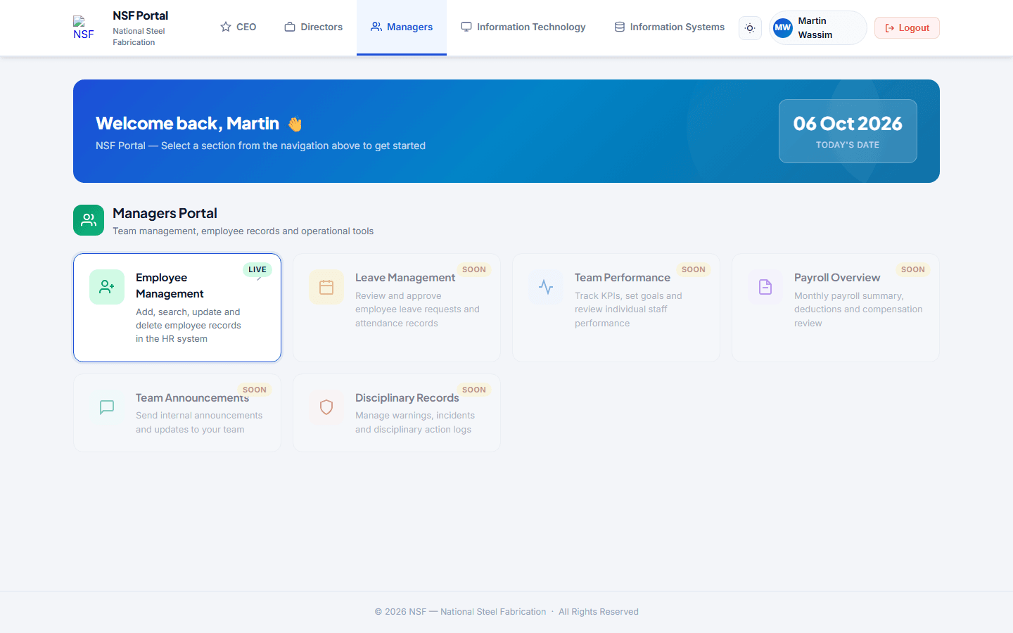 ENTERPRISE REQUEST SYSTEM screenshot 4